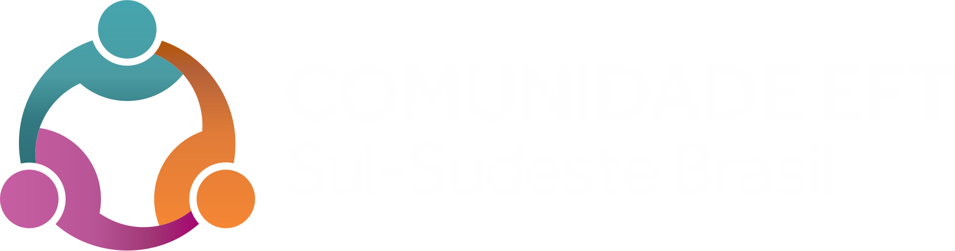 Logo Comunidade EFT Sul-Sudeste Brasil | para fundo escuro